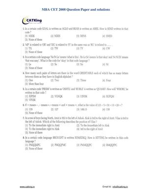 Image result for MBA Questions and Answers PDF