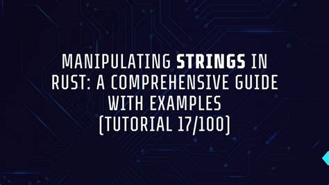 Toradh íomhá ar Rust String Types