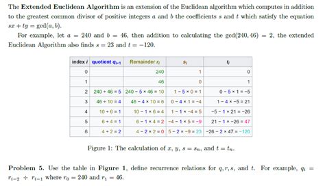 Image result for Extended Euclidean Algorithm GCD