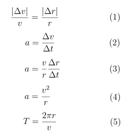 Afbeeldingsresultaten voor Circular Motion Formulas