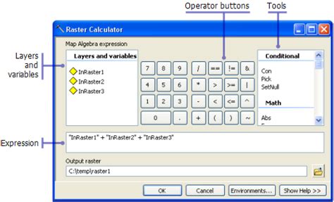 Image result for Raster Calculator Examples