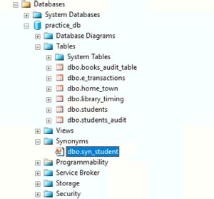 Image result for SQL Export Synonym