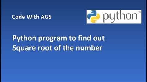 Image result for Square Root Program in Python