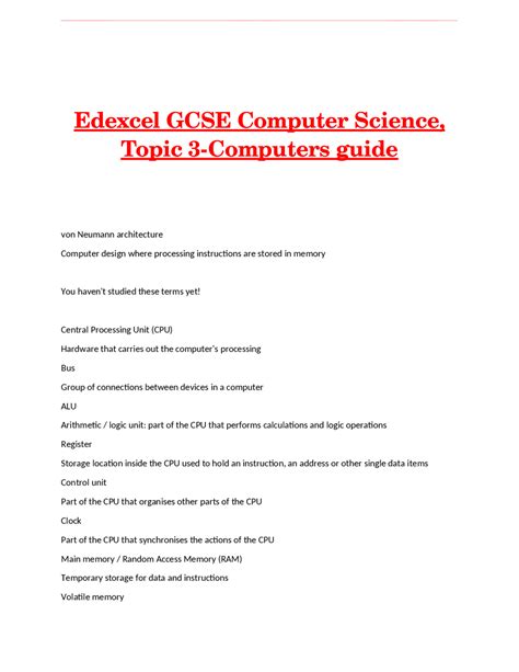 GCSE Computer Science Topic List に対する画像結果