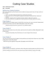 Image result for Coding Category Case Study