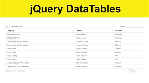 DataTables Colors jQuery に対する画像結果