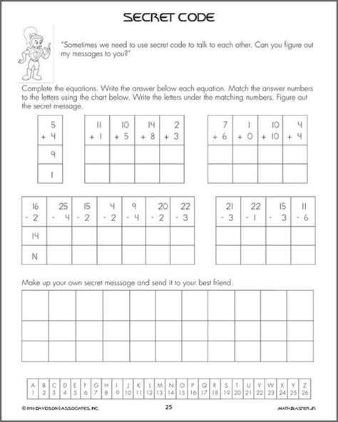 Image result for 1st Grade Math Worksheet Hidden Code