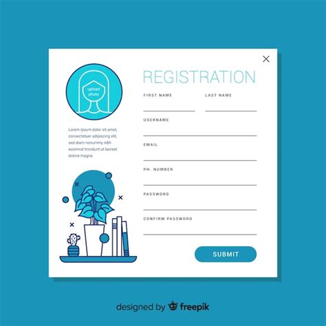Popular Registration Form Design に対する画像結果