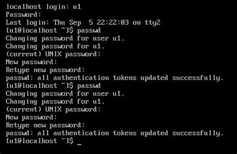 Toradh íomhá ar Linux Change Password Command