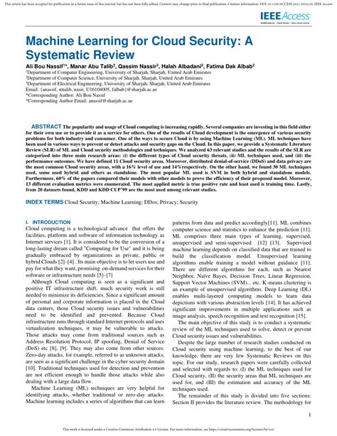 Image result for Machine Learning Cloud Security