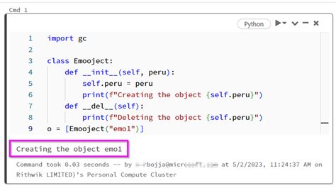 Toradh íomhá ar GC.Collect Python