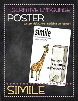 Image result for Simile Poster Examples