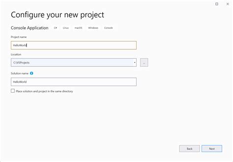 How to Start C++ Project in Visual Studio に対する画像結果