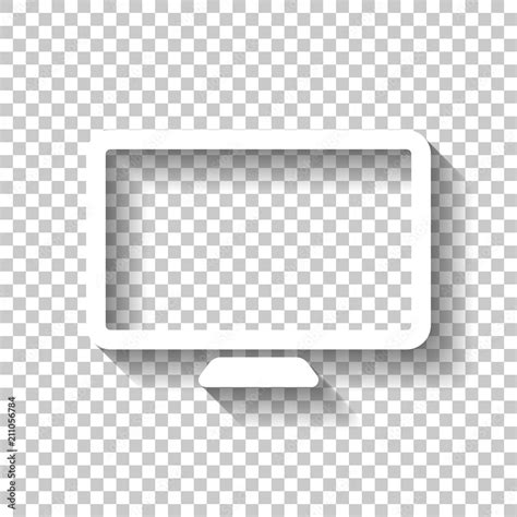 Image result for White Computer Icon Transparent Background