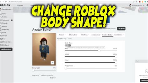 Image result for Body Type in Roblox