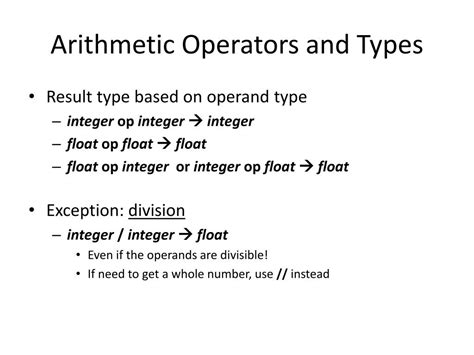 Image result for Arithmetic Class Operators
