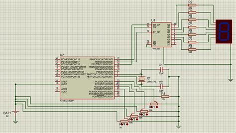 Image result for 7-Segment Display Arduino with 74HC595