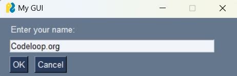 Build GUI in Python に対する画像結果