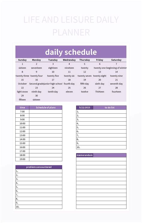 Afbeeldingsresultaten voor Daily Planner Excel