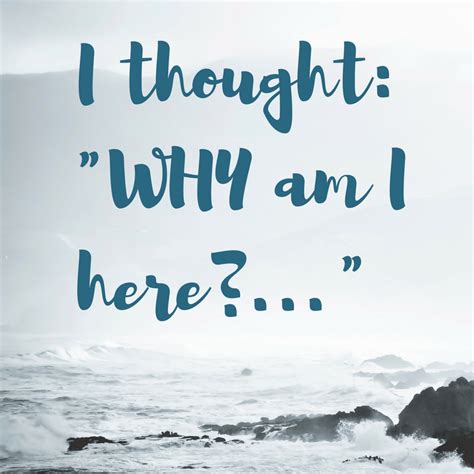 Image result for Why I AM Here Example