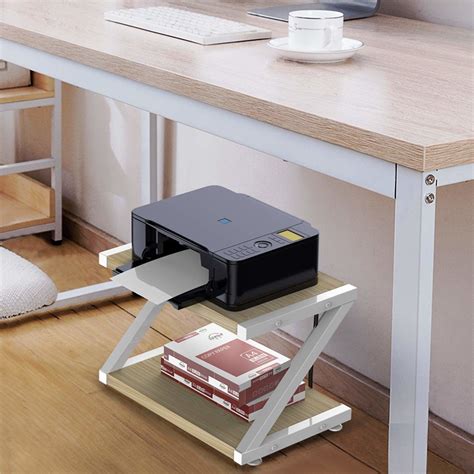 Toradh íomhá ar Computer Desk with Printer Stand