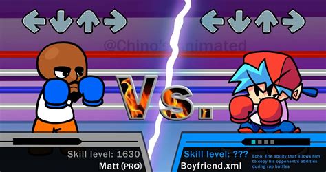 Image result for FNF Boyfriend Vs. Matt Boxing Animation