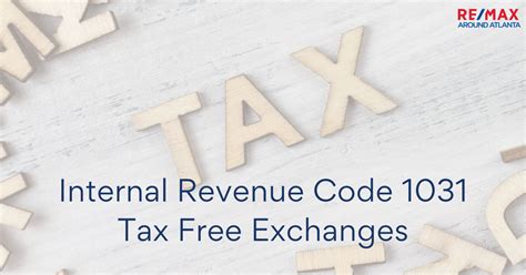 תוצאת תמונה עבור Internal Revenue Code Section 1031