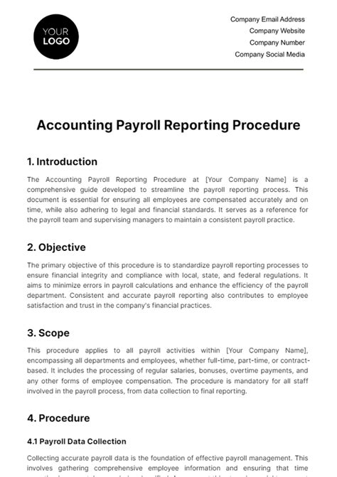 Image result for Payroll Process SOP Sample
