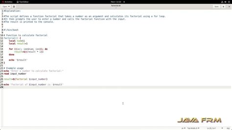 Image result for Shell Programming in Linux for Factorial