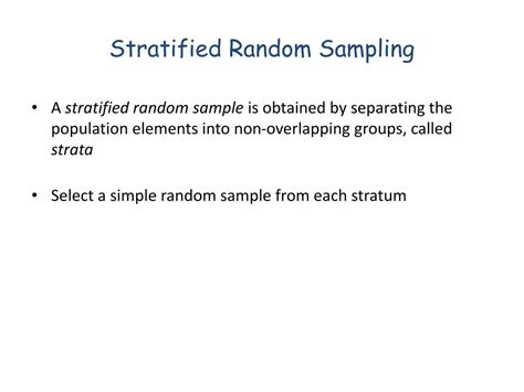 Image result for Stratified Random Sampling Procedure