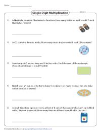 Image result for Simple Multiplication Word Problems Worksheet