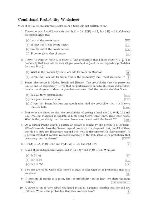 Toradh íomhá ar Proving Conditional Probability