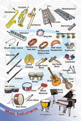 Image result for Instrument List Example