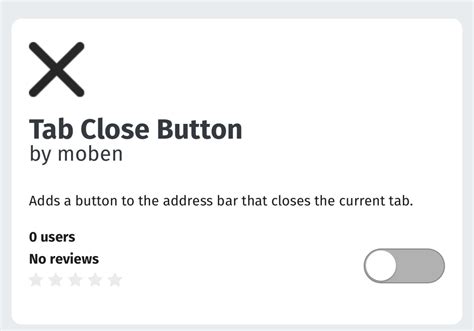 Image result for Close Tab Button