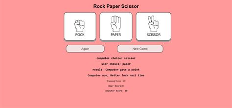 Afbeeldingsresultaten voor Rock Paper Scissors Game JavaScript