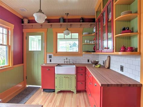 Image result for Kitchen Cabinet Color Combinations