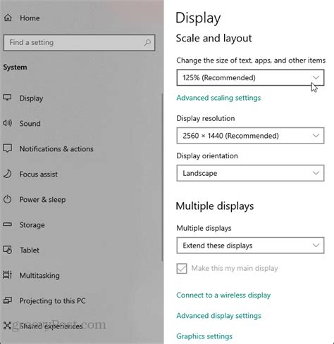 Windows Control Panel Display Settings に対する画像結果