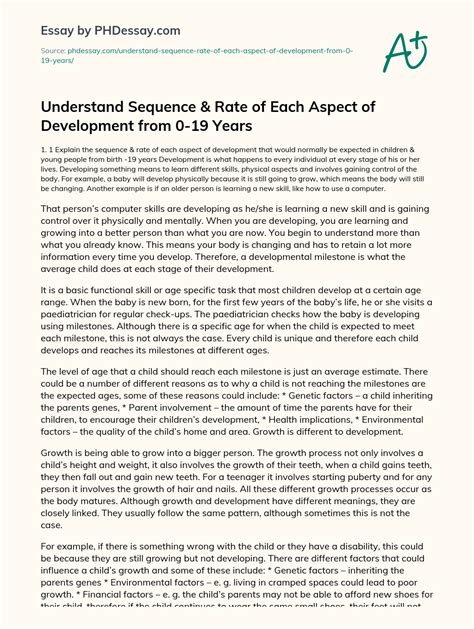 Image result for Sequence of Development Examples