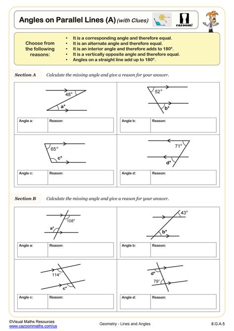 Calculating Angles Worksheet に対する画像結果