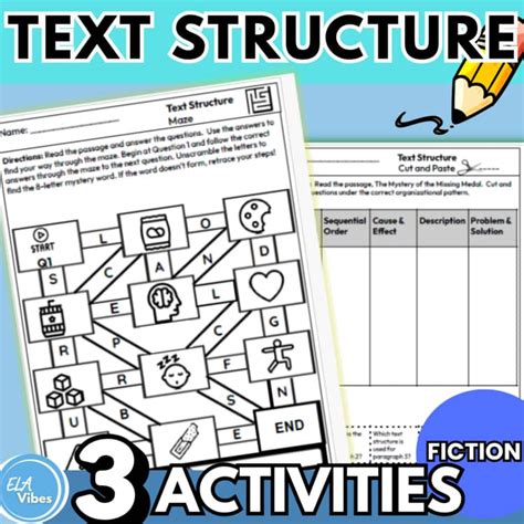 Image result for Text Structure Worksheet Grade 4