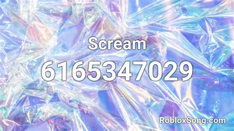 Image result for scream roblox id