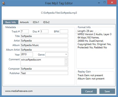 Afbeeldingsresultaten voor Mp3 File Tag Editor