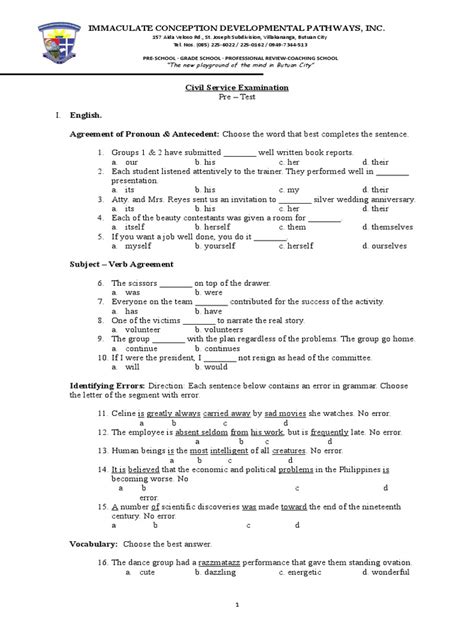 Image result for CSC Test Booklet