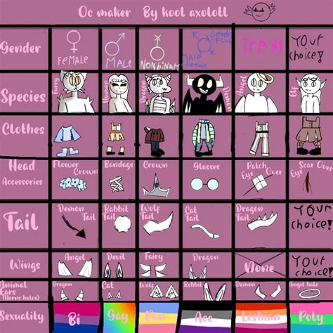 Toradh íomhá ar Random OC Generator with Picture