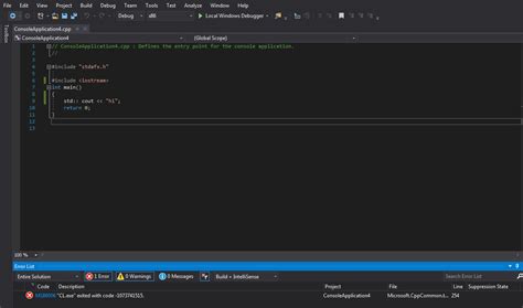Image result for Visual Studio Error Box