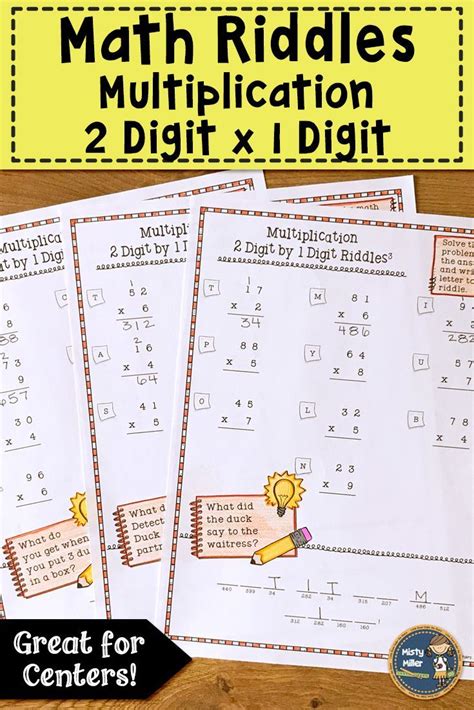Image result for Doudle Digit Multiplication Riddle Worksheet