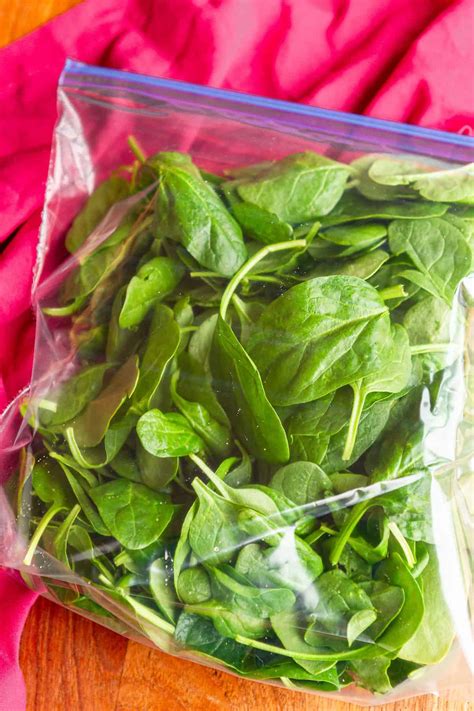 Image result for How to Freeze Spinach Leaves