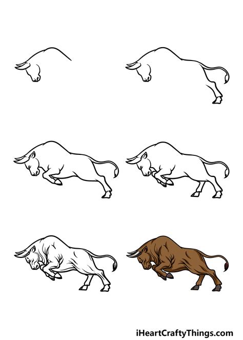 تصویر کا نتیجہ برائے Simple Bull Drawing