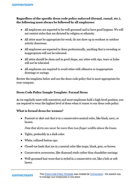 Image result for Dress Code Violation Template