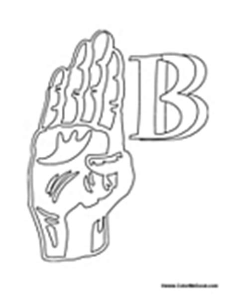 Image result for Sign Language B Coloring Pages